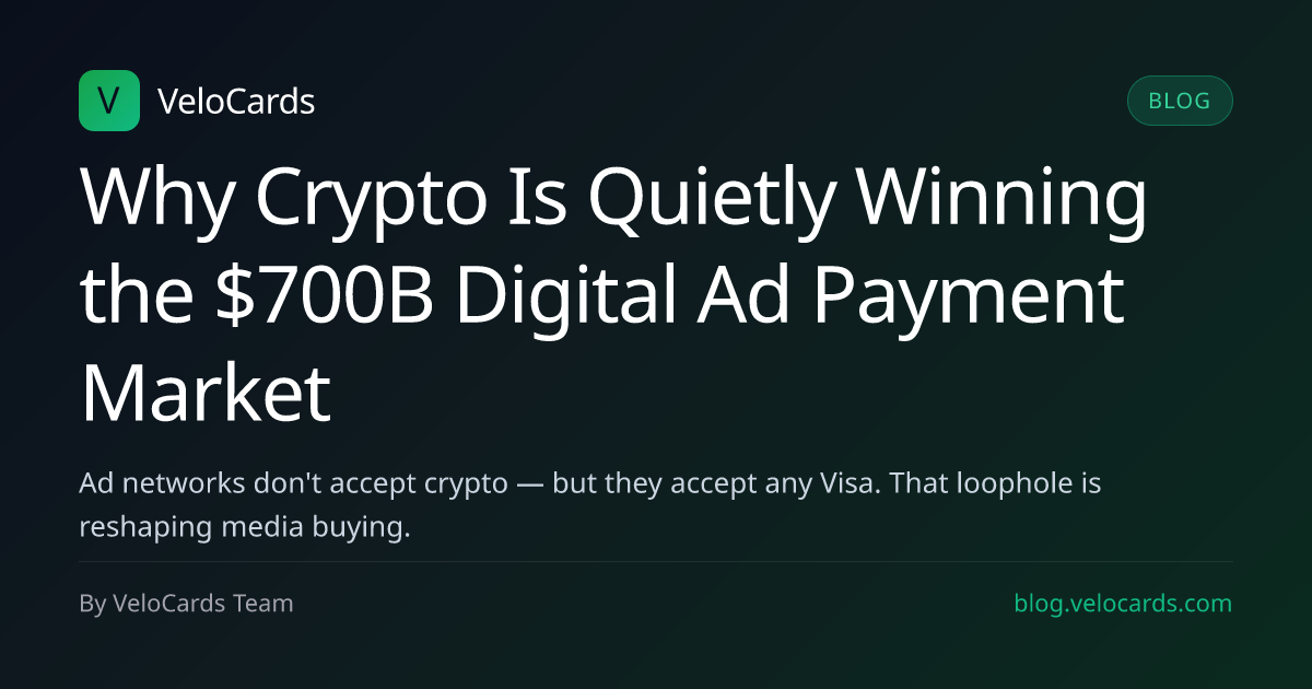 Why Crypto Is Quietly Winning the $700B Digital Ad Payment Market