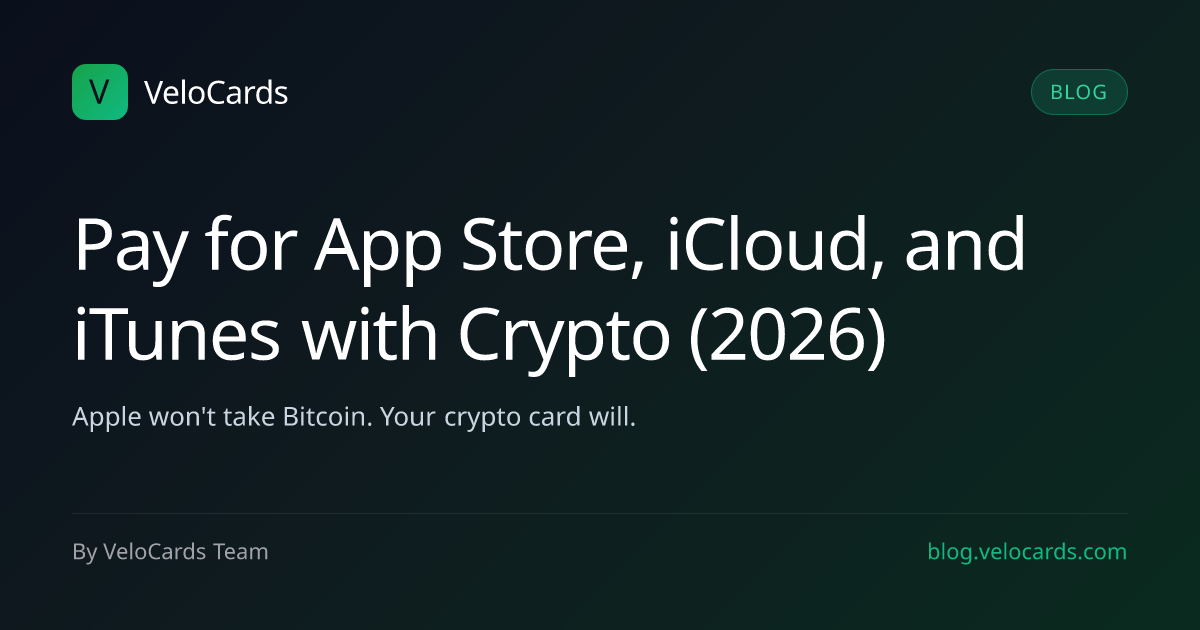 Pay for App Store, iCloud, and iTunes with Crypto (2026)